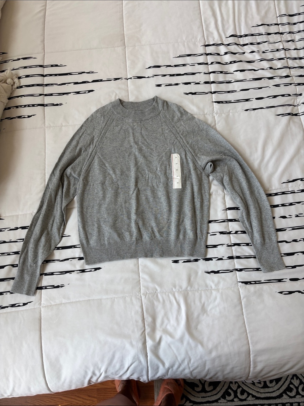a new day Heather Gray Crewneck Sweater